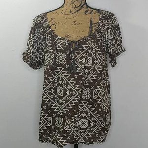 Nine West Vintage America Collection Top Size M